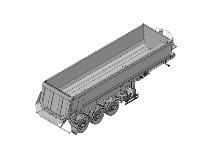 Полуприцеп самосвал ЧМЗАП 9520 по спецификации 022 ППЧ