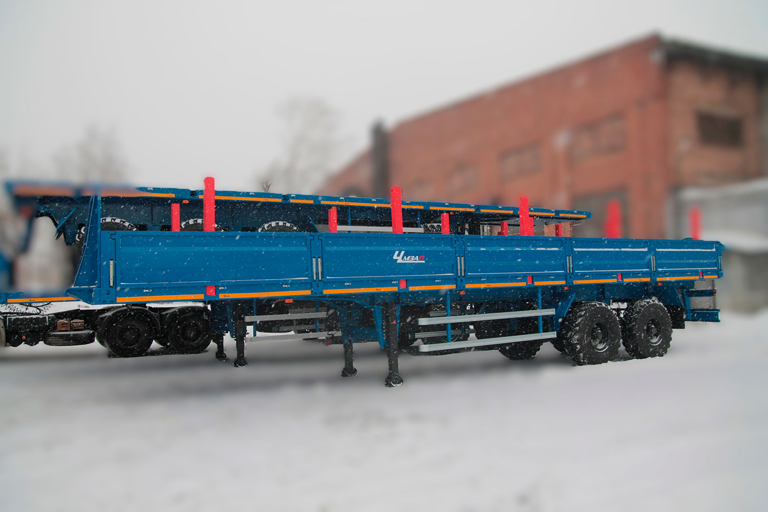 Полуприцеп бортовой ЧМЗАП 93853 по спецификации 038 БАК04 05