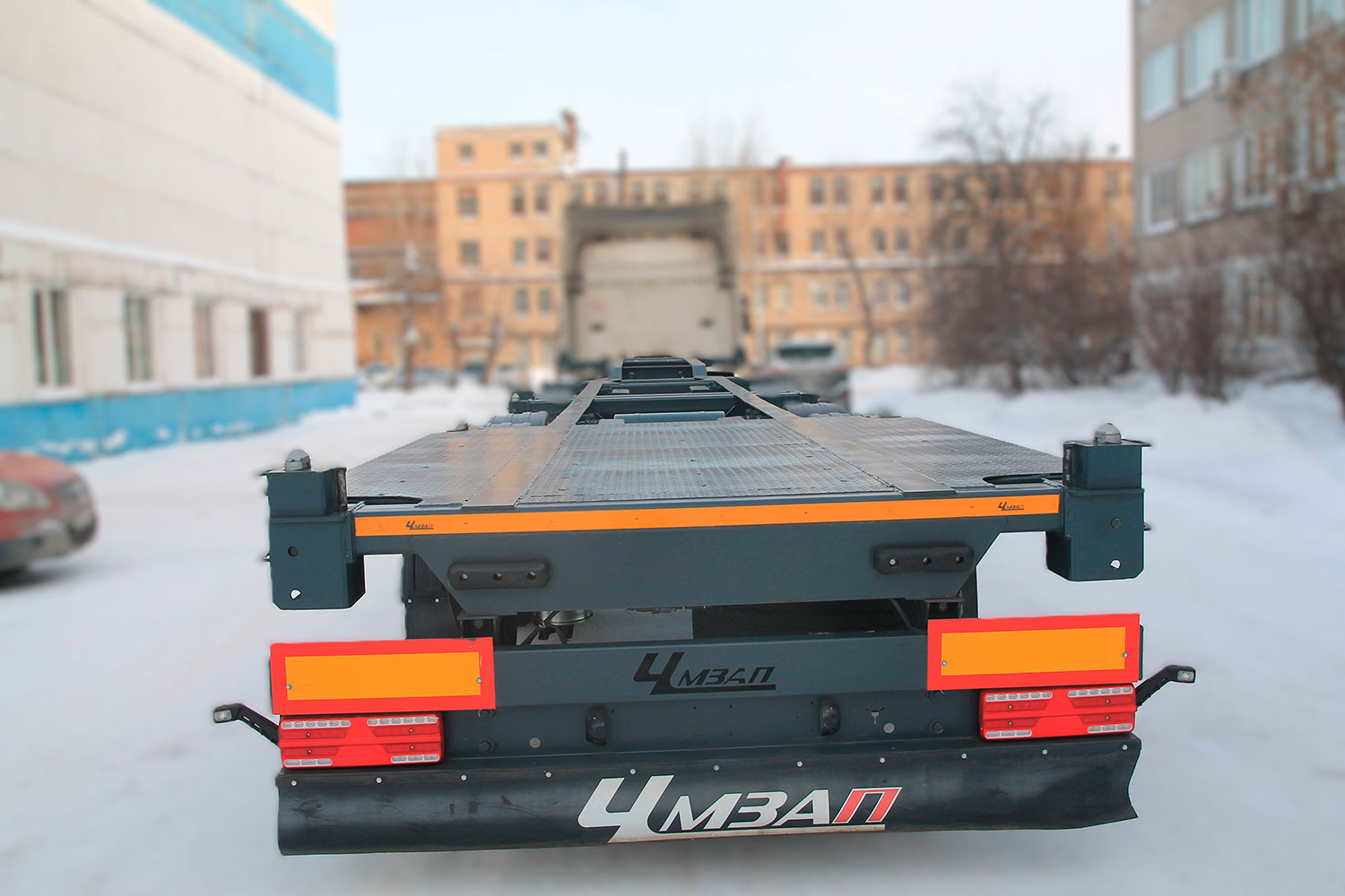 Полуприцеп-контейнеровоз ЧМЗАП 99903 по спецификации 053 УК