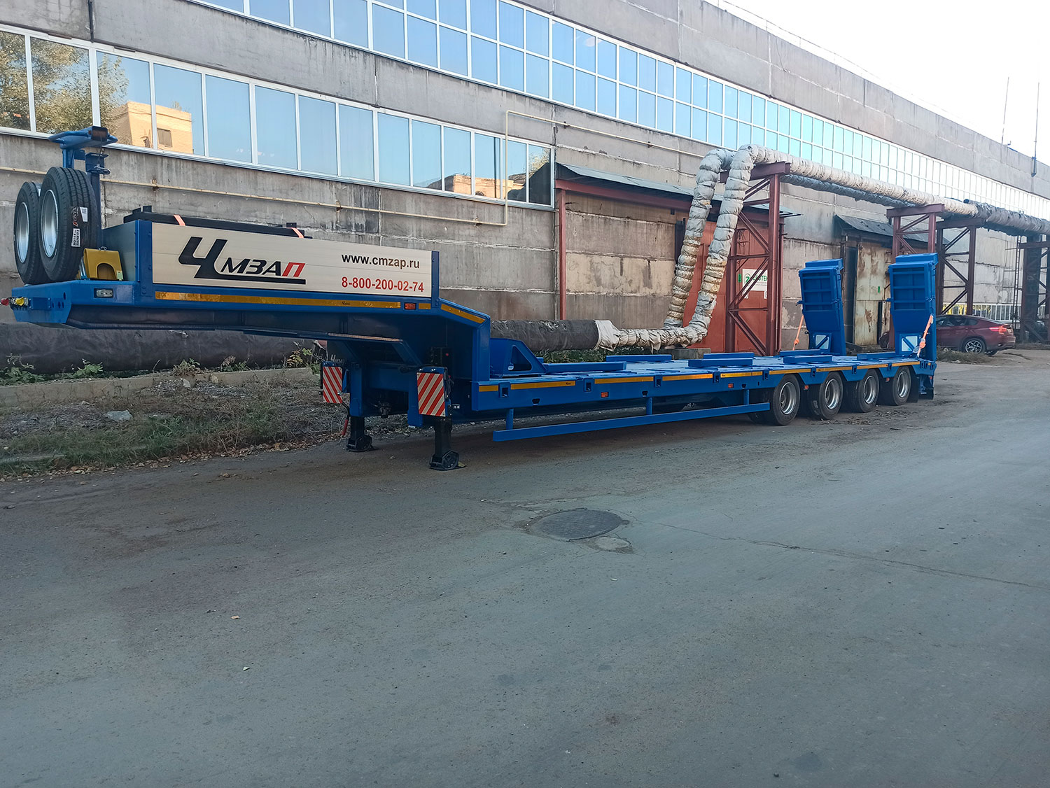 Полуприцеп тяжеловоз ЧМЗАП 99903 по спецификации 100 02