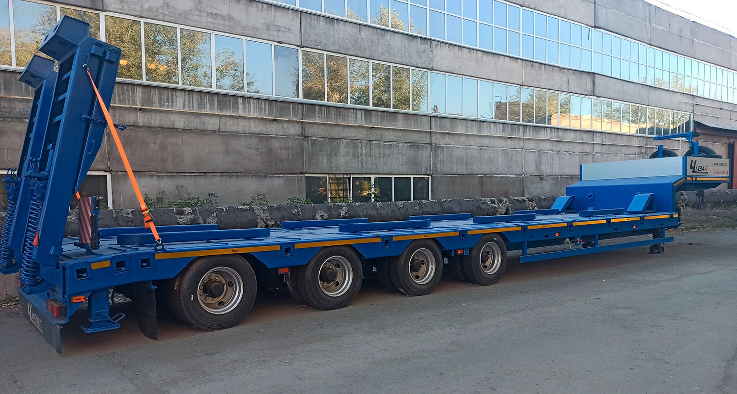 Полуприцеп тяжеловоз ЧМЗАП 99903 по спецификации 100 02