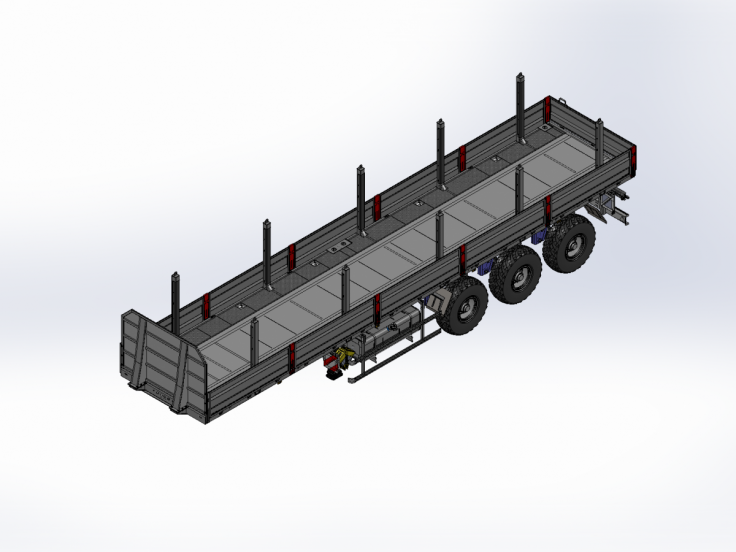 Полуприцеп автомобильный ЧМЗАП-99064 по спецификации 020 КS2
