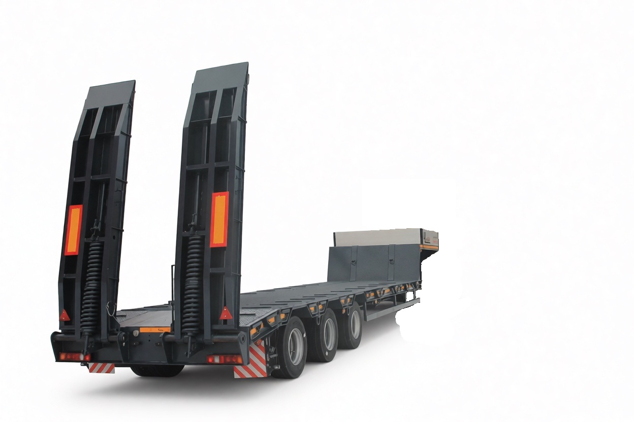 Низкорамный полуприцеп тяжеловоз ЧМЗАП 99064 по спецификации 052 МТ21