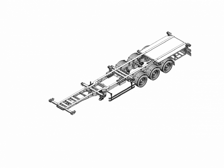 Полуприцеп-контейнеровоз ЧМЗАП 9911 по спецификации 053-ПЛИ-01