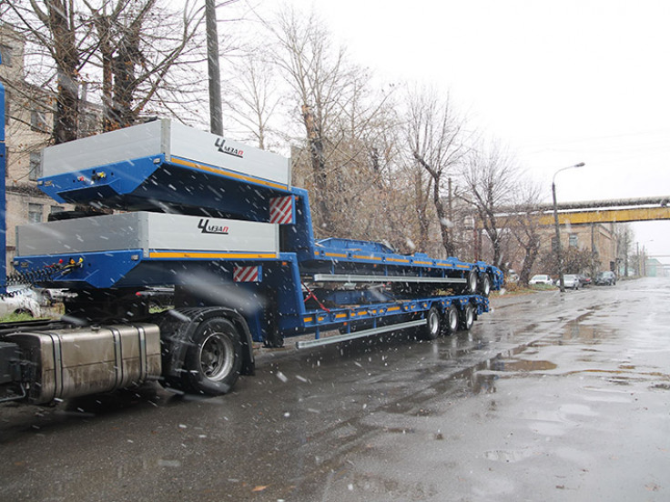 Низкорамный полуприцеп-тяжеловоз ЧМЗАП 99064 по спецификации 052 МТ2