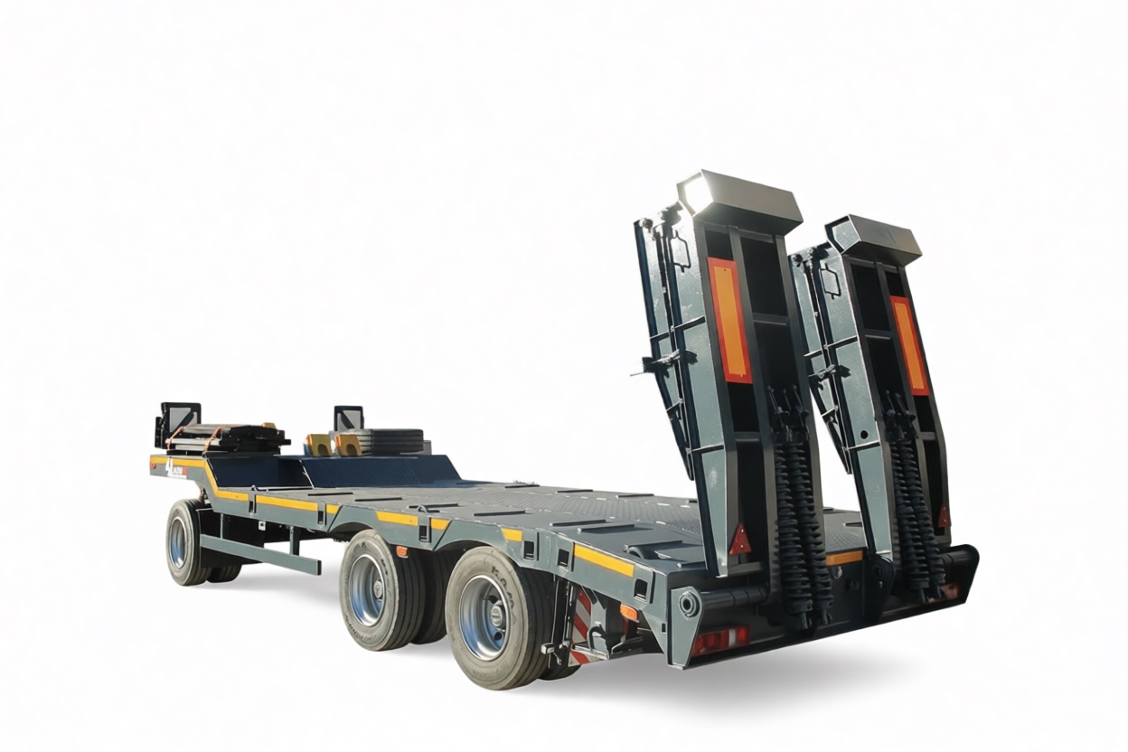 Низкорамный прицеп тяжеловоз 83981 по спецификации 051 У2БН