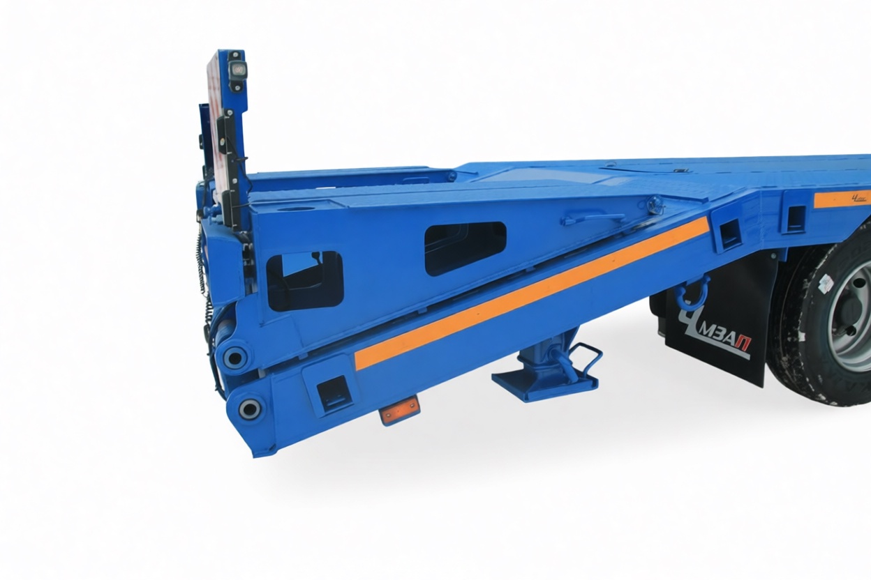 Низкорамный полуприцеп тяжеловоз ЧМЗАП 99064 по спецификации 042 КЗУТ4