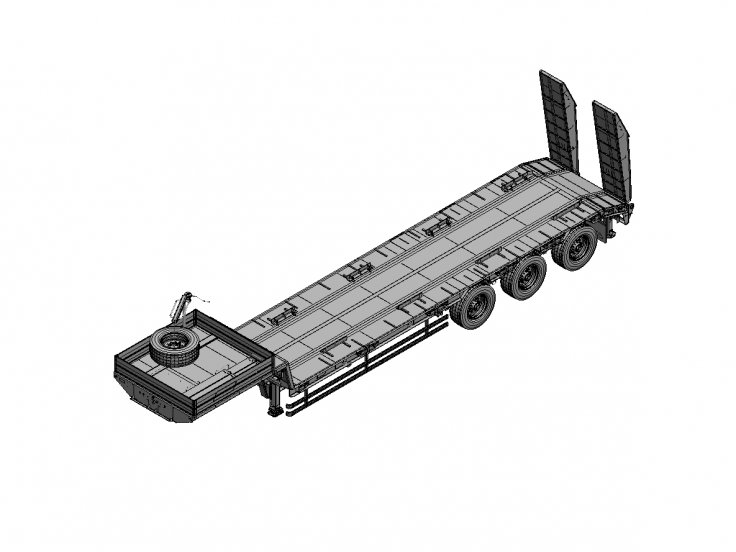 Полуприцеп-тяжеловоз ЧМЗАП 99064 по спецификации 081 К