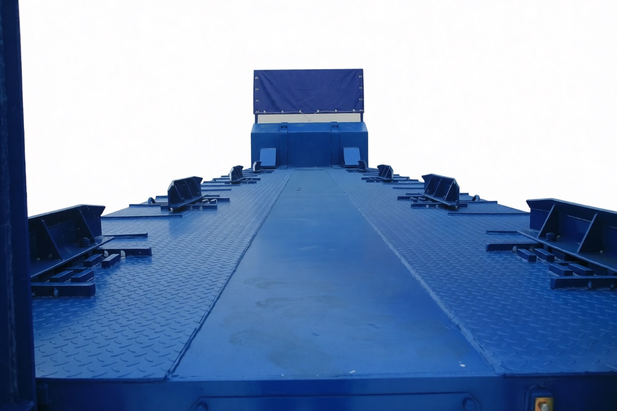 Низкорамный полуприцеп тяжеловоз ЧМЗАП 99904 по спецификации 011 ВC23 ПП4