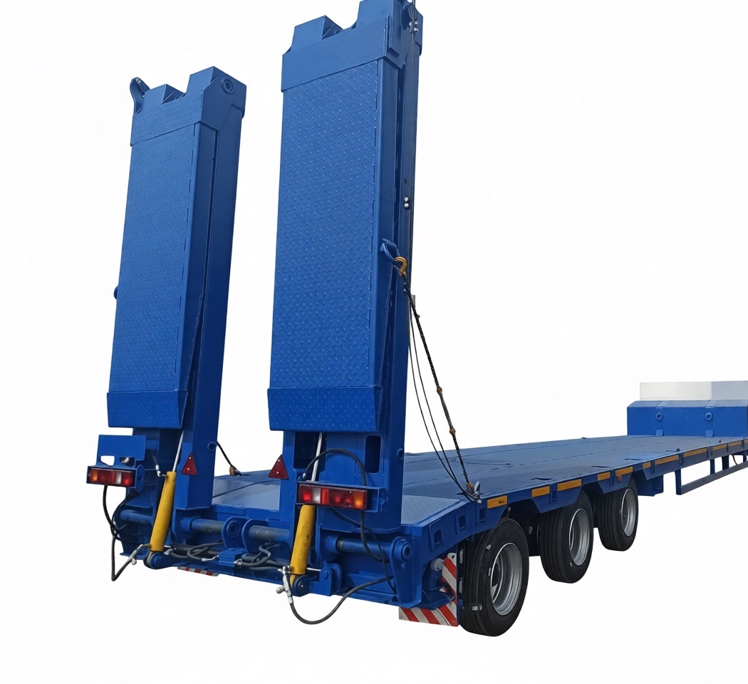 Низкорамный полуприцеп тяжеловоз ЧМЗАП 99064 по спецификации 052 ГТ