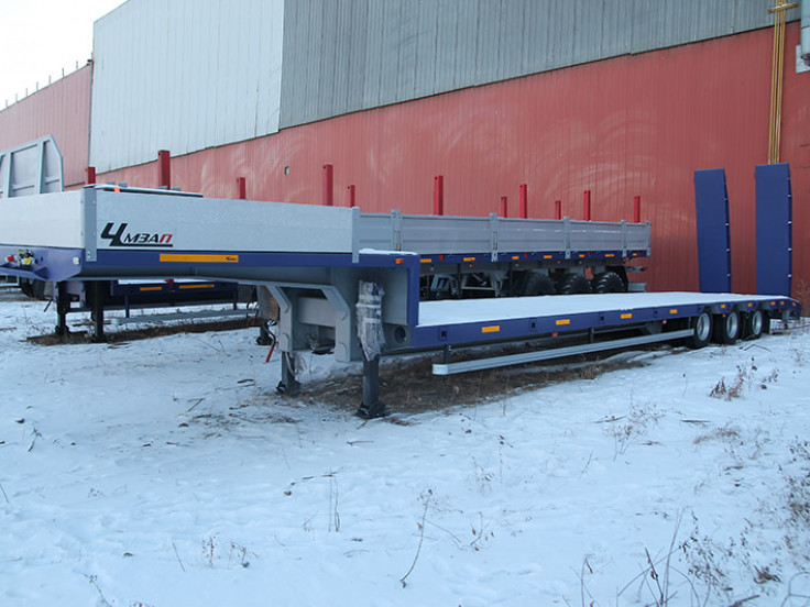 Низкорамный полуприцеп-тяжеловоз ЧМЗАП 99064 по спецификации 042-02 ВУ1 ПП4