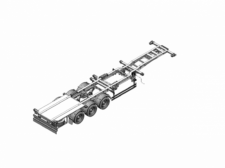 Полуприцеп-контейнеровоз ЧМЗАП 9911 по спецификации 053-ПЛИ-01