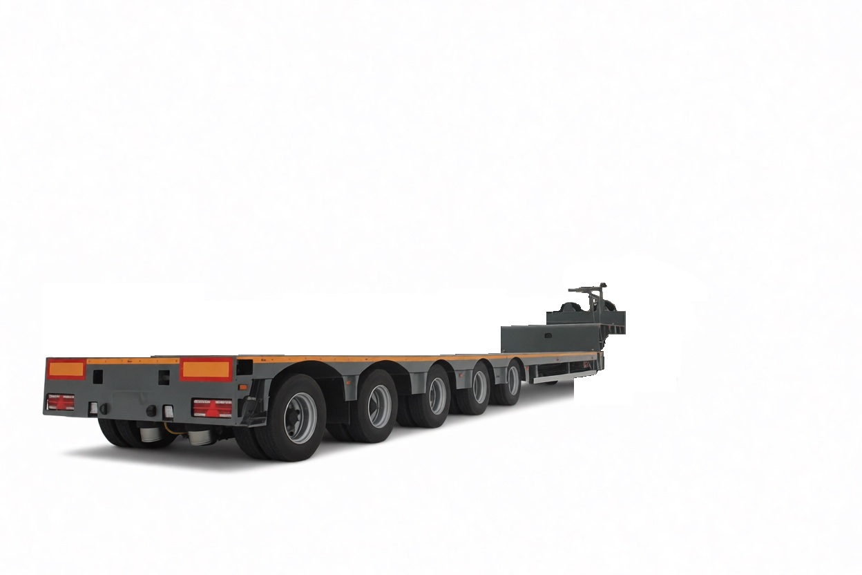 Низкорамный полуприцеп тяжеловоз ЧМЗАП 99904 по спецификации 200 ДГ