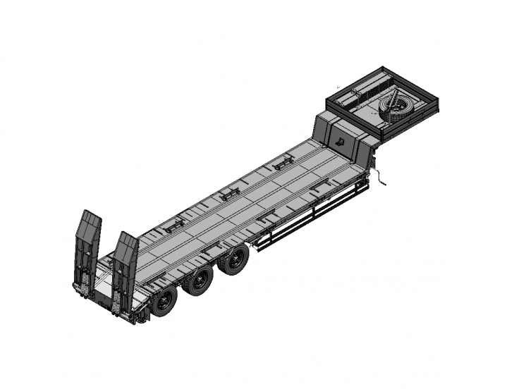 Полуприцеп-тяжеловоз ЧМЗАП 99064 по спецификации 081 К