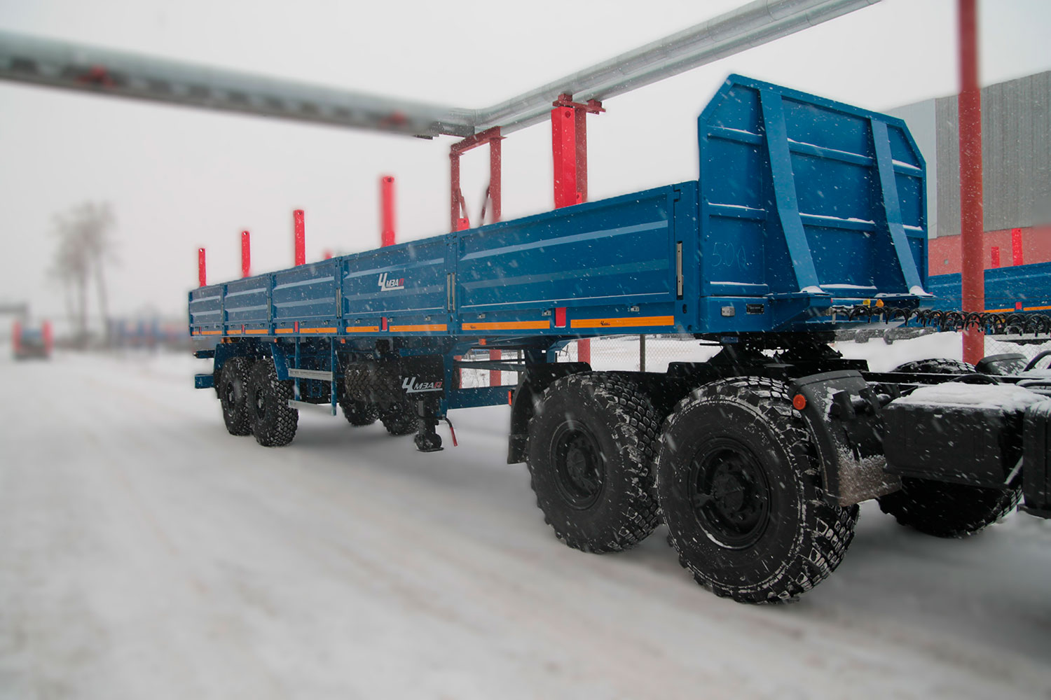 Полуприцеп бортовой ЧМЗАП 93853 по спецификации 038 БАК04 05