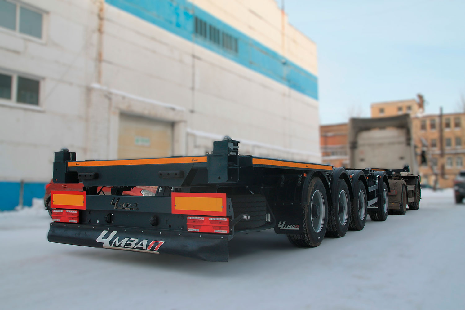 Полуприцеп-контейнеровоз ЧМЗАП 99903 по спецификации 053 УК