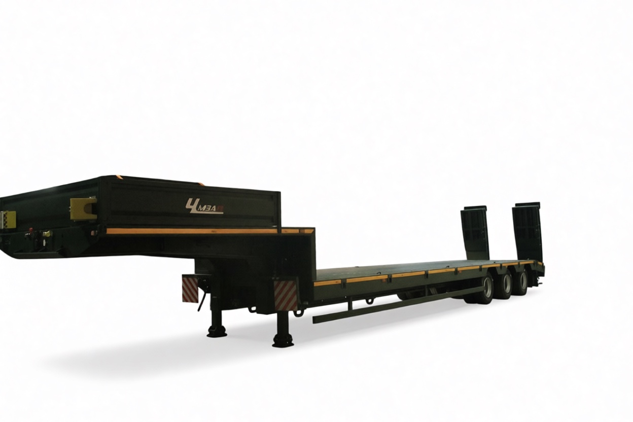Низкорамный полуприцеп тяжеловоз ЧМЗАП 99064 по спецификации 052 ВУГ G45