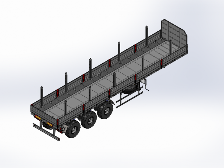 Полуприцеп автомобильный ЧМЗАП-99064 по спецификации 020 КS2