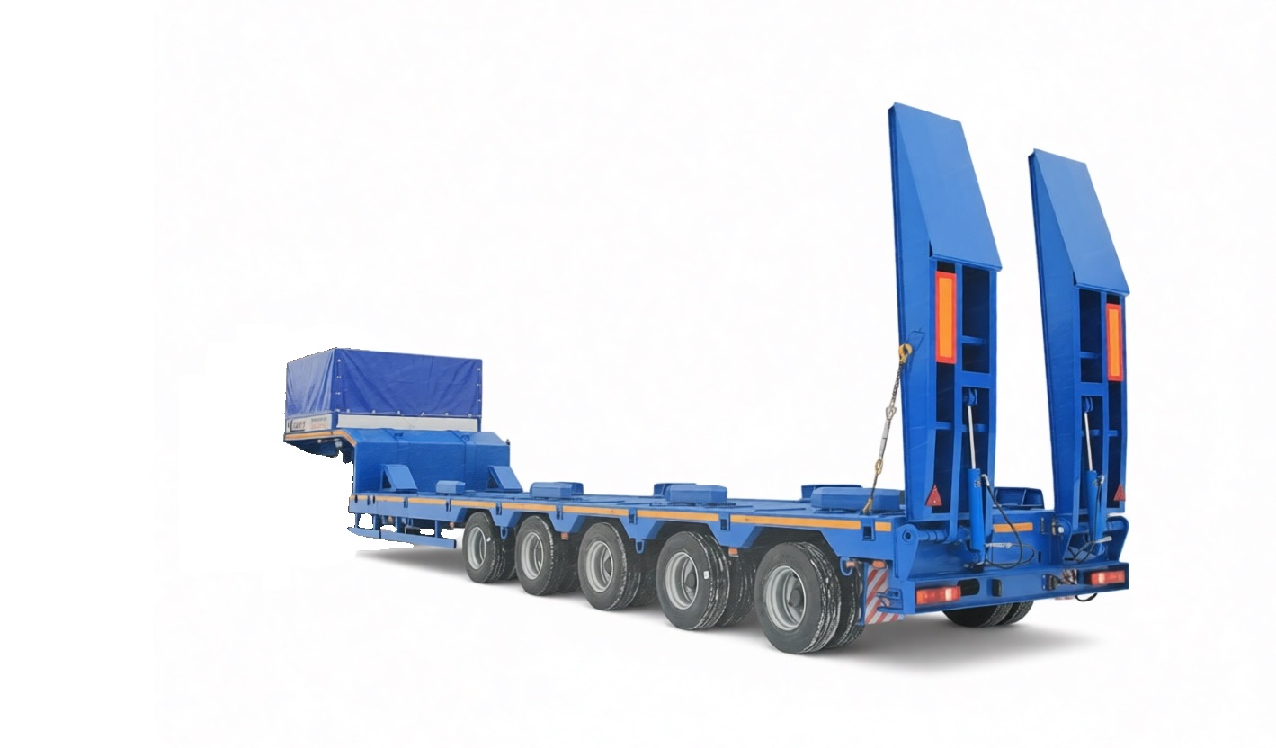 Низкорамный полуприцеп тяжеловоз ЧМЗАП 99904 по спецификации 011 ВC23 ПП4