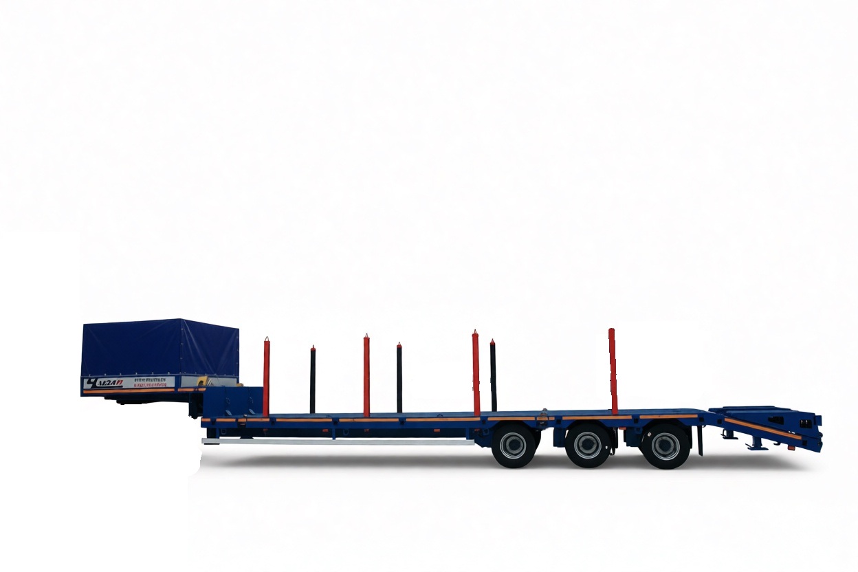 Низкорамный полуприцеп тяжеловоз ЧМЗАП 99064 по спецификации 042 КЗУТ4